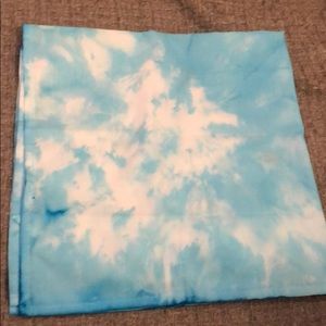 Blue tie dye Bandana